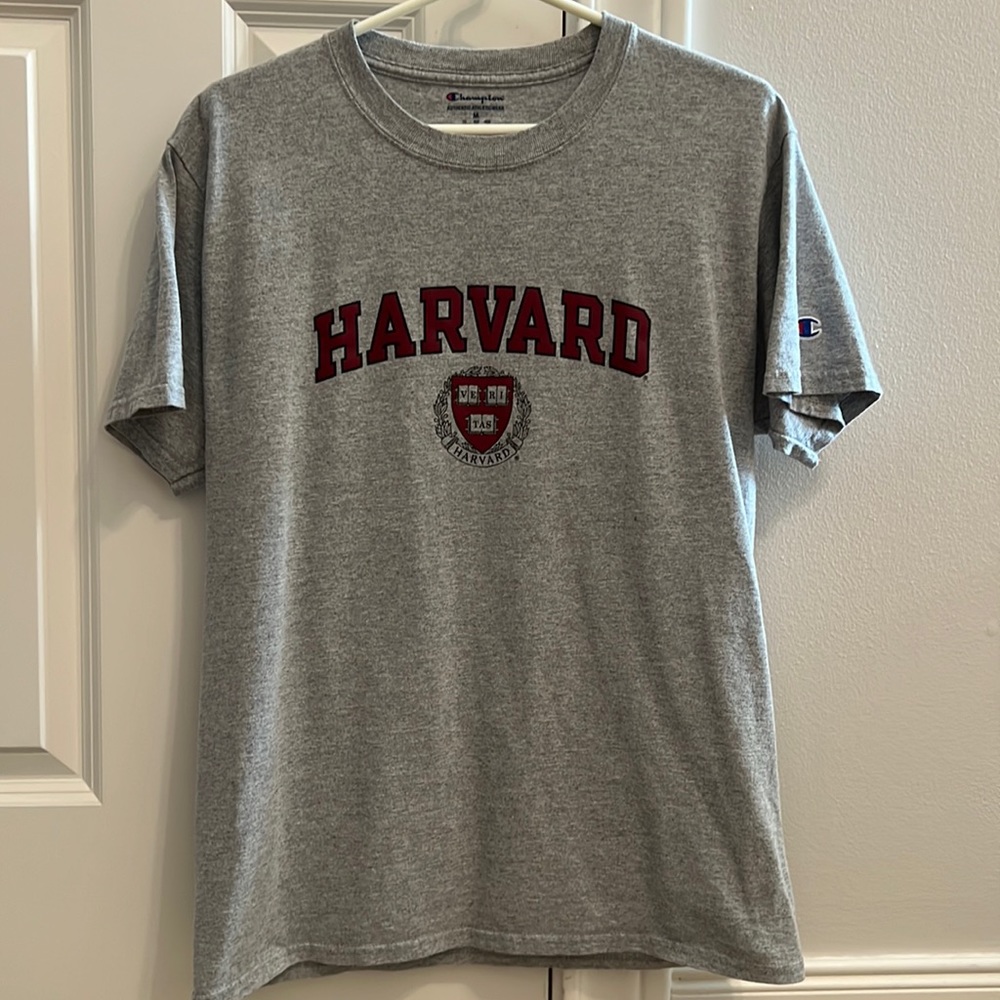 Champion Harvard gray medium T-shirt